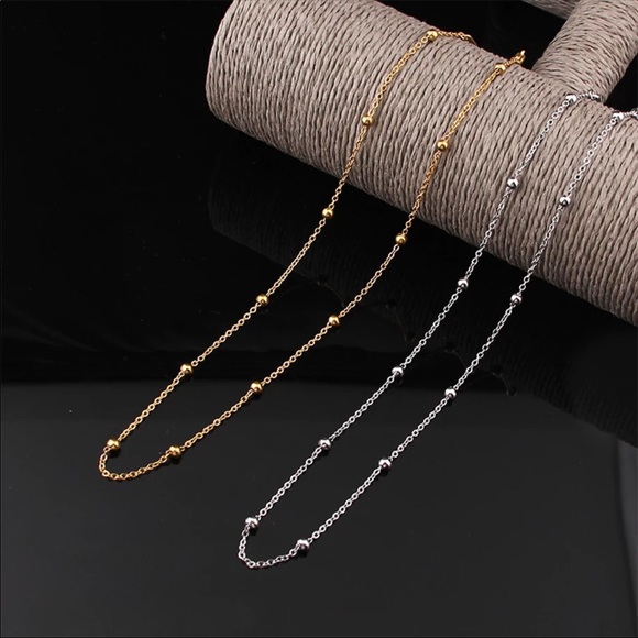 Micro Bead Layering Necklace - Picture 3 of 4